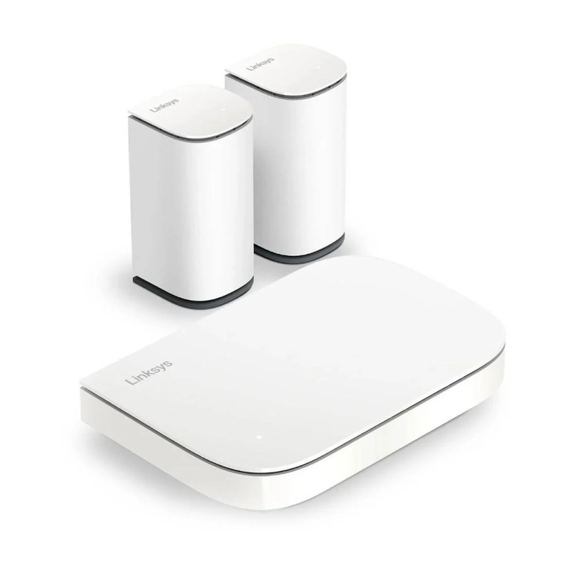 Linksys Velop WiFi 6 Dual Band Micro-Router & 2 Micro-Mesh - 2 Pack - راوتر